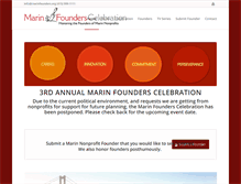 Tablet Screenshot of marinfounders.org